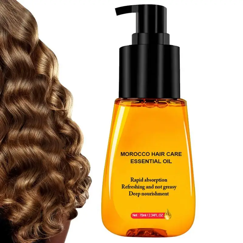 

Эссенционное масло для волос, питательное масло для волос для вьющихся волос, аргановое масло Марокко, проникающее увлажняющее масло для ухода за волосами