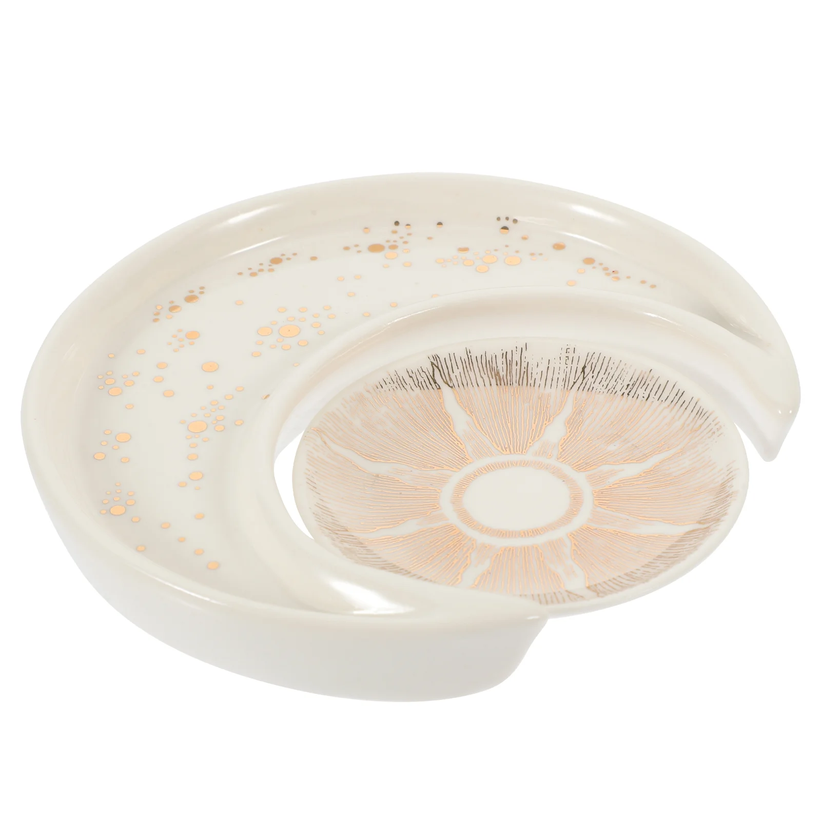 

Trinket Display Tray Pallets Ceramic Decor Decorative Plate Jewelry Moon Nordic Sun Ring Dish