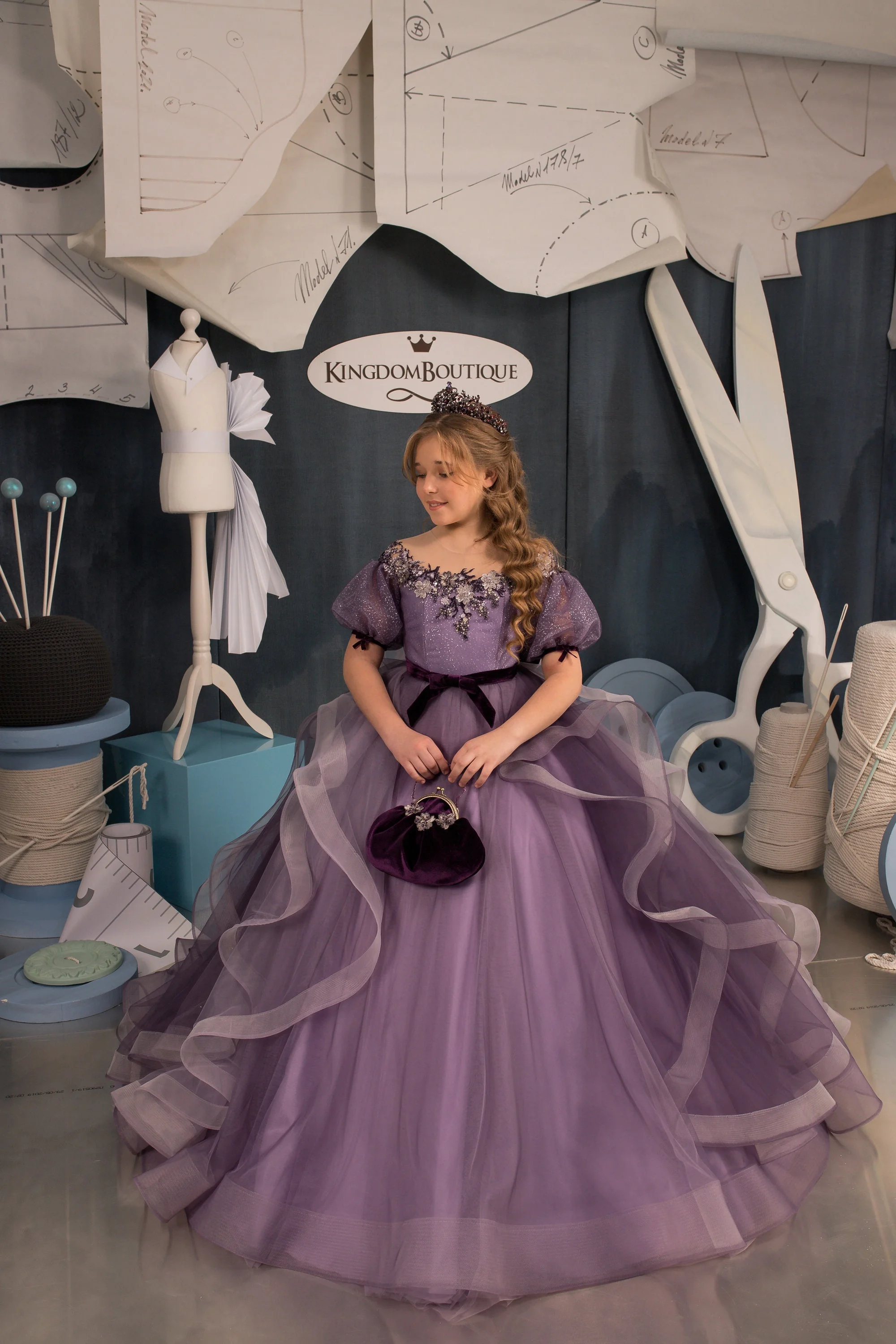 Платье с цветочным узором для девочек тюлевое кружевное платье аппликацией