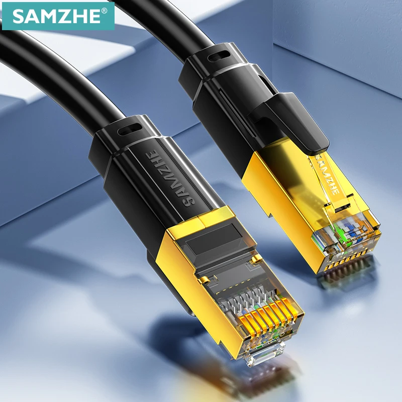 

A20 Samzhe Cat7 ftp Ethernet Patch Kabel Cat 7 Lan Kabel Standaard RJ45 Voor Computer Aansluiting