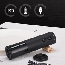 Electric Bottle Opener Red Wine Corkscrew Usb Charging Auto Grape Wine Bottle Opener Illuminated Foil Cutter Kitchen Gadgets