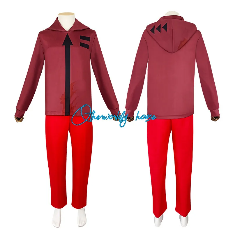Костюм для косплея ангелы смерти красное пальто и штаны ролевых игр на Хэллоуин