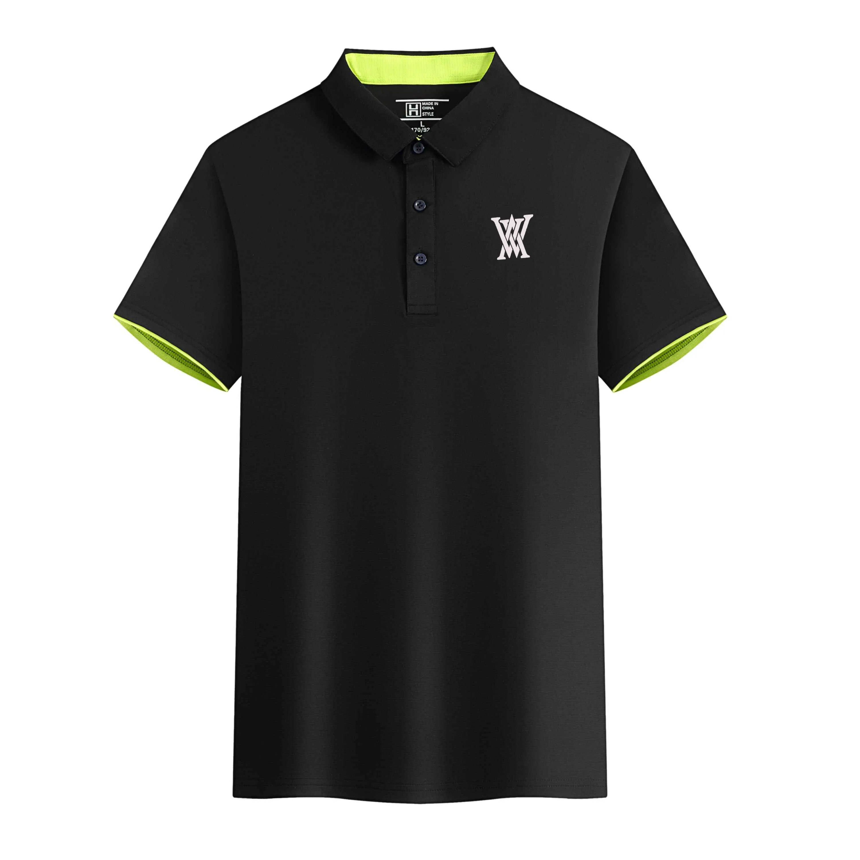 2023 Men's Casual Sports Quick Dry T-shirt New Summer Golf Embroidery Short Sleeve