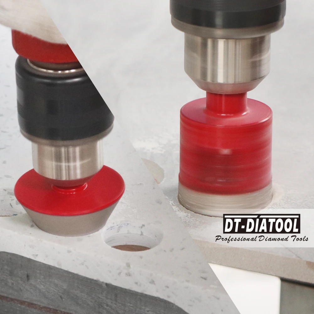 Набор алмазных сверл Diatool с треугольным хвостовиком кольцевая пила для мрамора