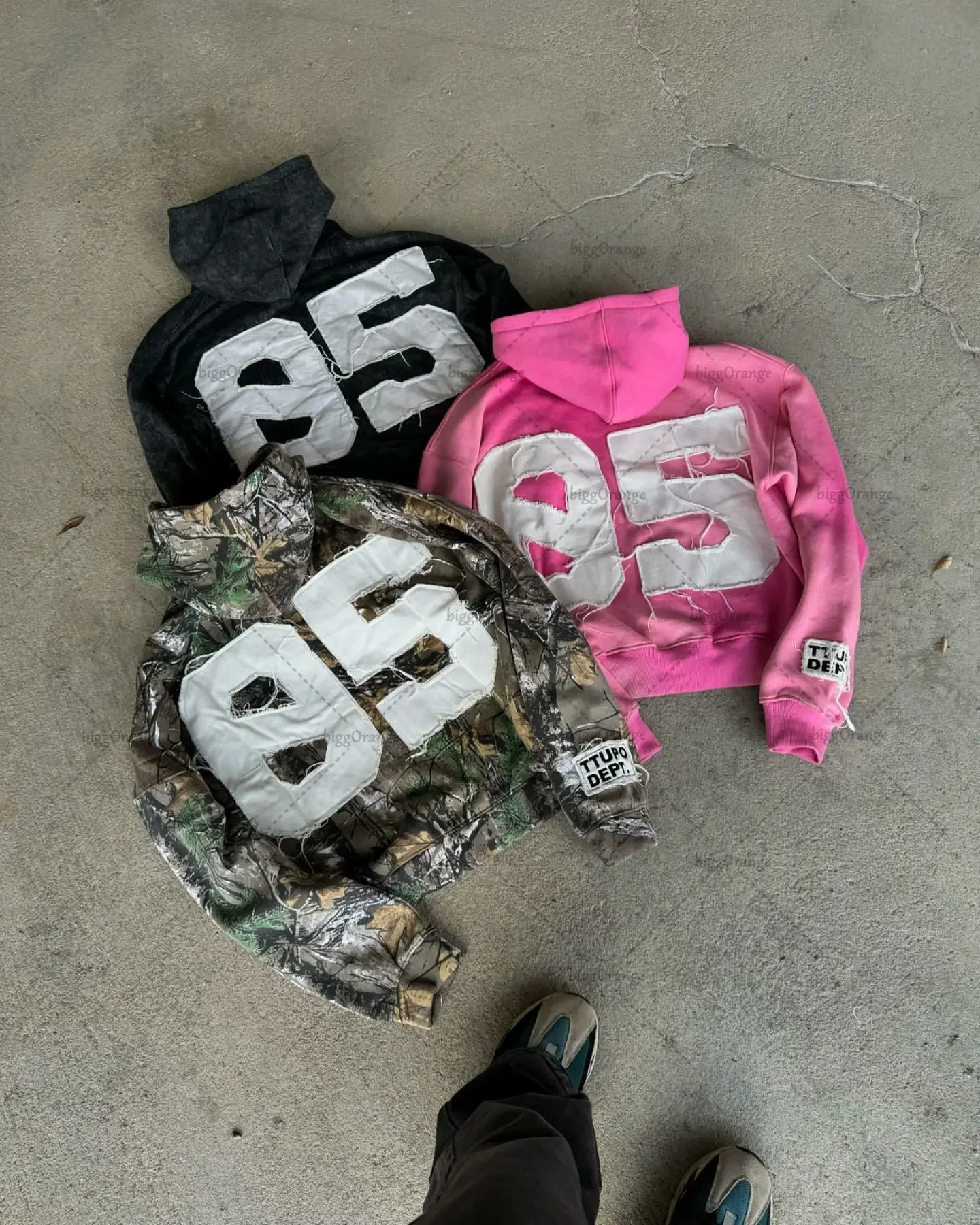 European and American Streetwear Colorful Retro Harajuku Letter Embroidered Zipper Hoodie Hip Hop Casual Oversized Sweatshirt