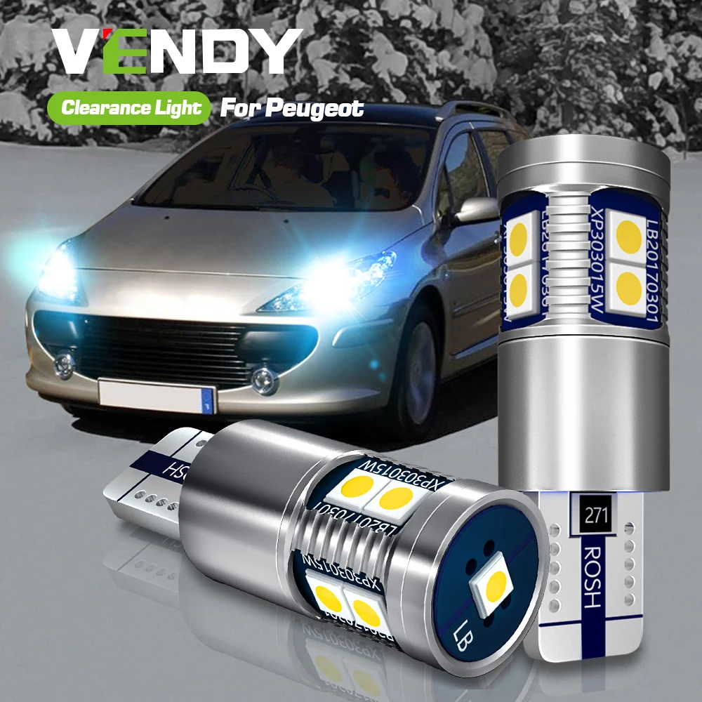 2x светильник Canbus W5W T10 для Peugeot 1007 107 206 207 307 407 4007 4008 406 508 607 Bipper Tepee Expert Partner |