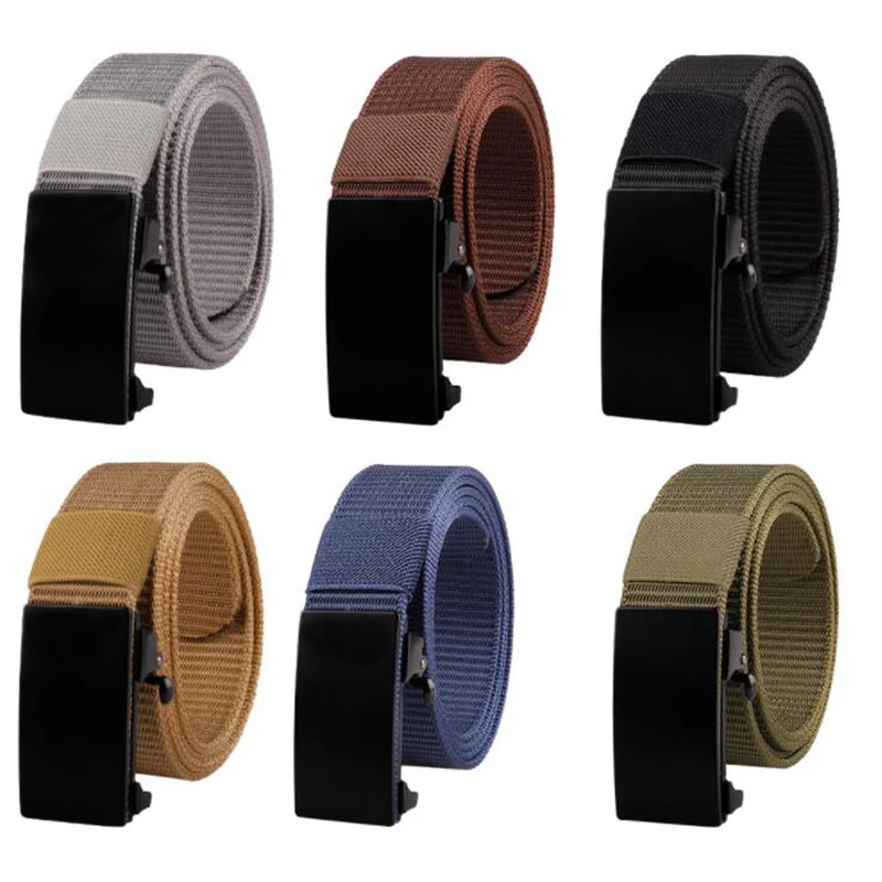 

Tactical Men Women Army Belt Webbing Belt Outdoor Hunting Combat Waist Belt Survival Military Canvas Quick Release Buckle
