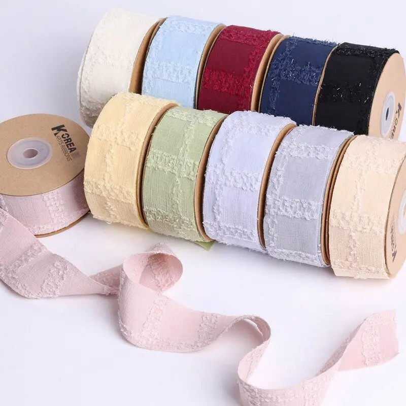 

10 yards 25mm/40mm horizontal vertical bristles fold Silver ribbon DIY handmade material headwear hair bow clothing accessories