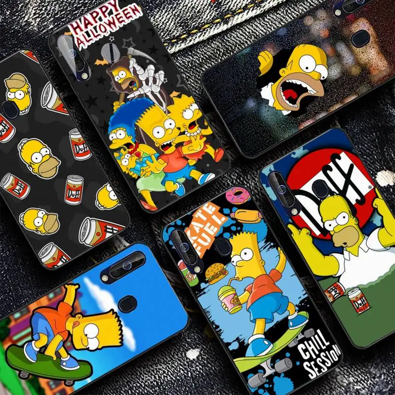 

Disney The Simpsons Phone Case for Samsung A51 01 50 71 21S 70 31 40 30 10 20 S E 11 91 A7 A8 2018