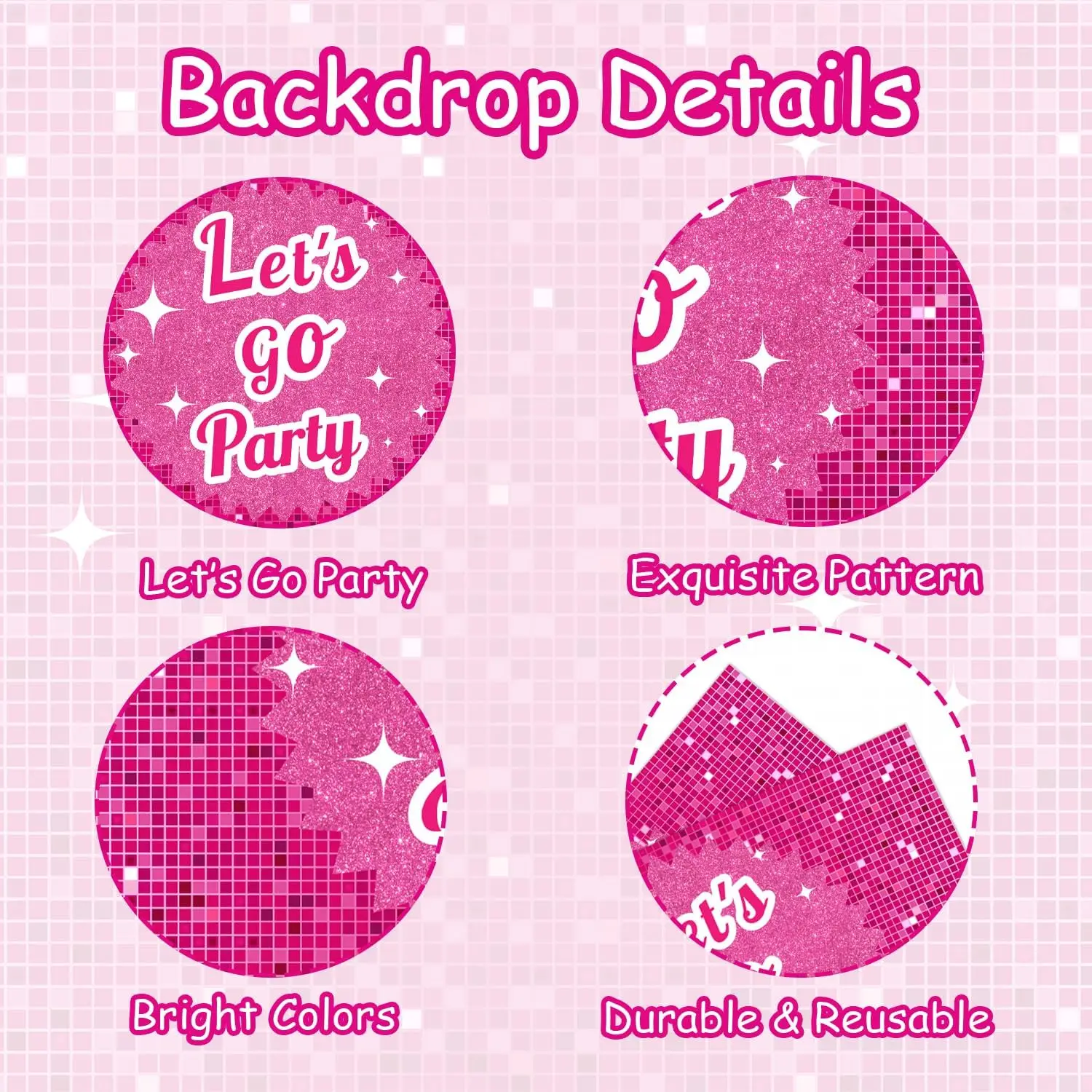 Ярко-Розовый девичник Fangleland тематические украшения для девочек женские куклы на