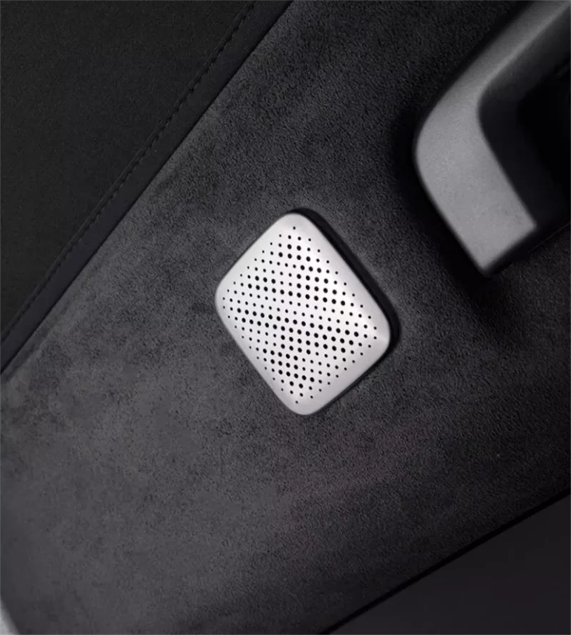 Фото Автомобильная внутренняя накладка для LHD GEELY ZEEKR 001 2024, лампы для чтения на крыше, столб, стереодинамик, накладка на крышку громкоговорителя №4