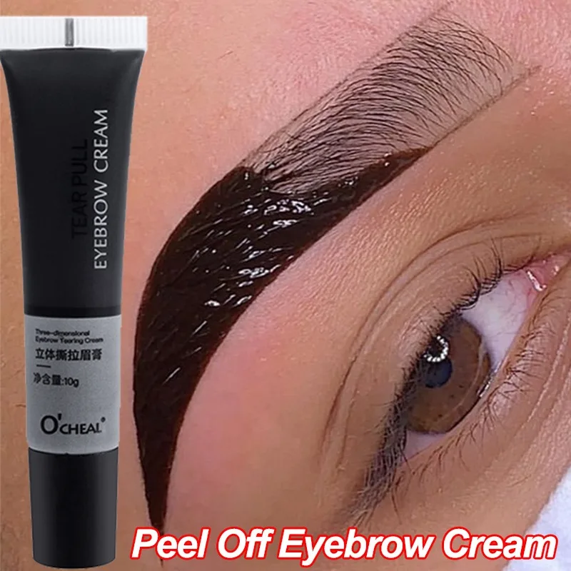 

Waterproof Peel Off Eyebrow Gel Semi-Permanent Matte Eye Brow Tattoo Tint Lasting Dye Eyebrow Enhancer Cream Make Up Cosmetics