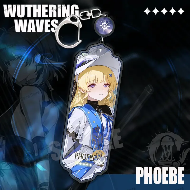 Фото Игра Wuthering Waves Zani Ciaccona Phoebe Cantarella Encore брелок для косплея акриловый брелок для ключей украшения для рюкзака подарок 6 см №4