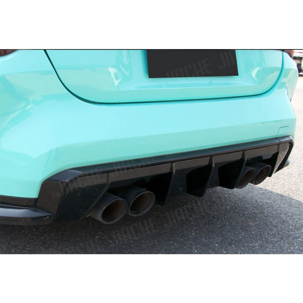 Фото VACOMUL для BMW G80 G82 G83 M3 M4 2021 + ABS задний бампер, спойлер, сплиттер, Стайлинг автомобиля, задний диффузор, защитный спойлер №5