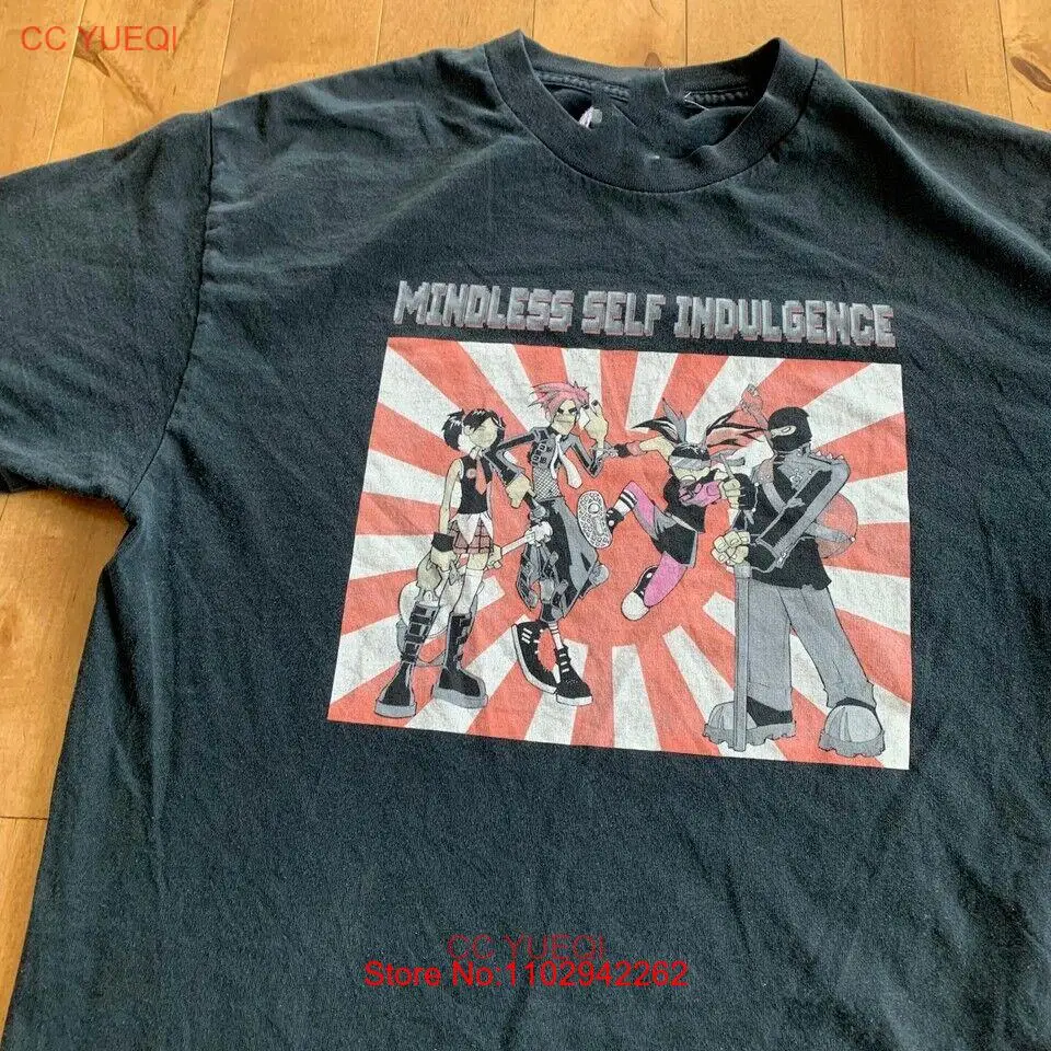 Ранняя 2000s безразмерная самовозбуждающаяся футболка полный размер S-5XL BE2657