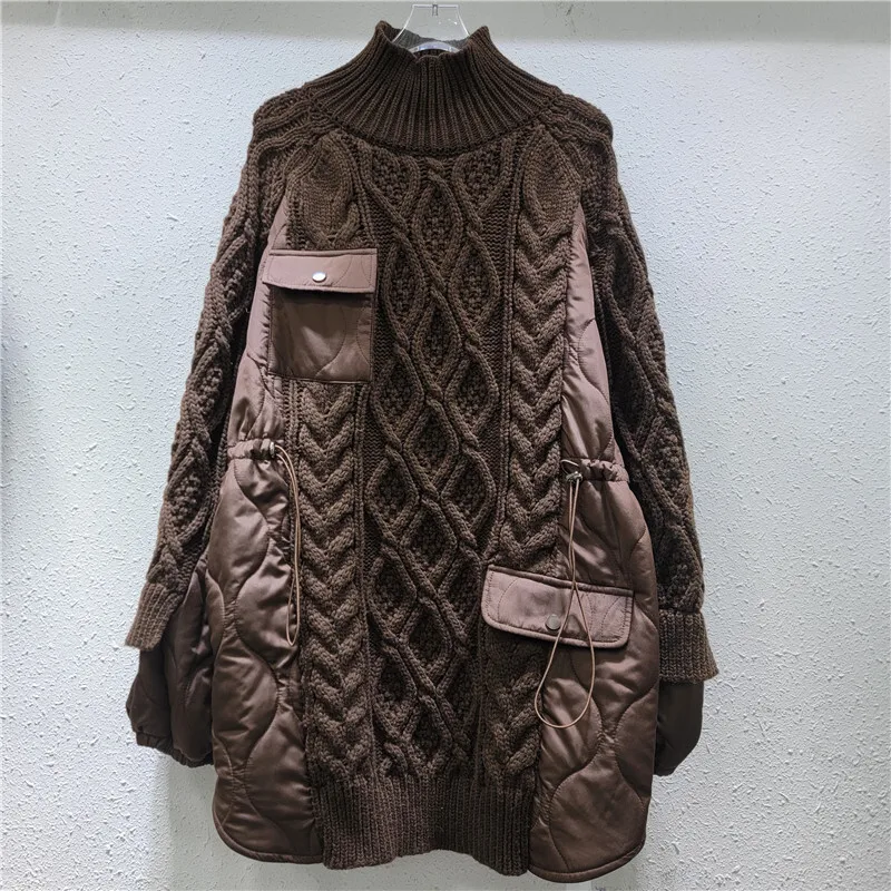 Женский вязаный свитер WTHT