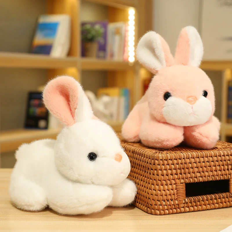 

Милый Плюшевый Кролик 15 см по низкой цене, Мягкая Реалистичная детская игрушка для мальчиков и девочек, подарки на день рождения