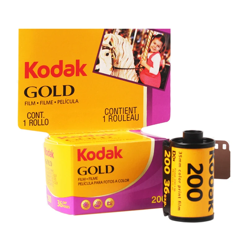 

einkshop 2roll Kodak ColorPlus 200 Color Print 135-36 Kodak 35mm Film 36 Exposure per Roll For M35 M38 Camera Kodak Gold 200