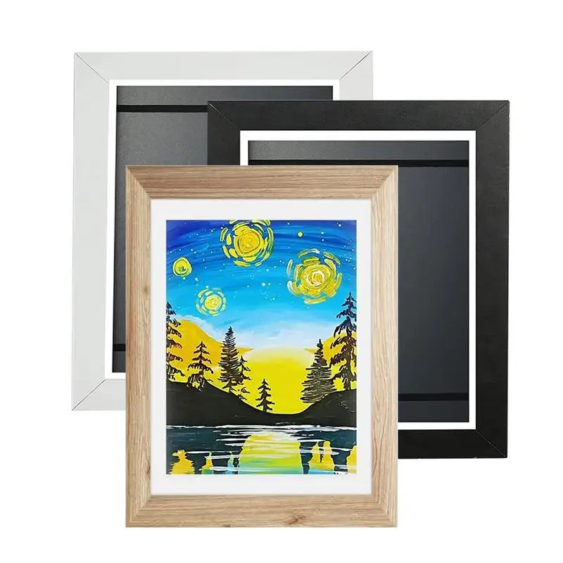 

Front Opening Art Frame | Wall Display Picture Frame | Picture Display Artwork Frame for Children Art Projects School Home Offic