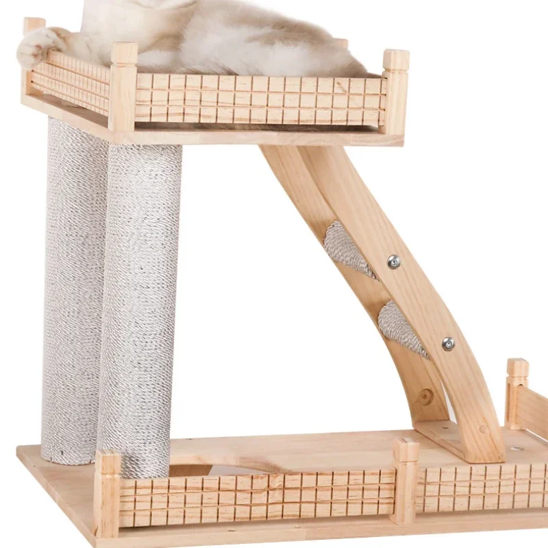 Многофункциональная рама для лазанья кошек многослойный домик на дереве