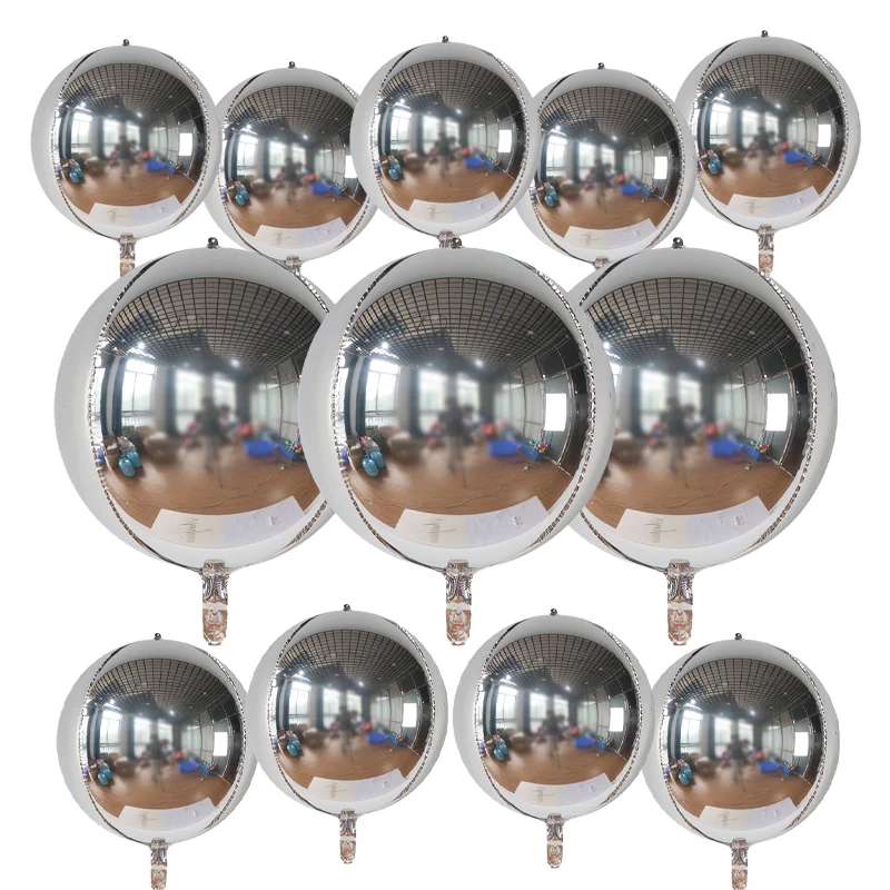 

Фольгированные шары LQVYI 18", 10" золотые, серебряные