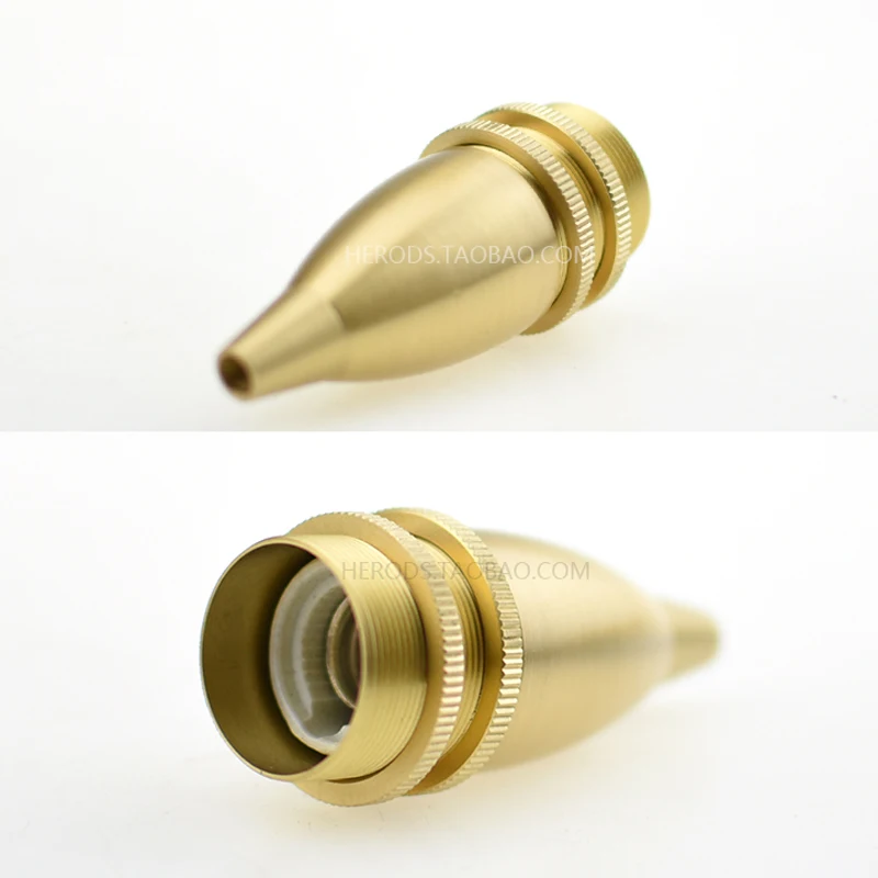 Латунный патрон для лампы Эдисона E14 с 2 кольцами медная винтажная розетка |