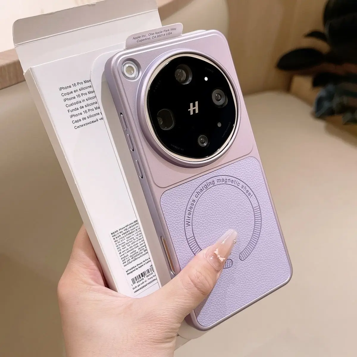Фото Чехол для OPPO Find X9 Ultra Pro, роскошный, с магнитной застежкой, ультратонкий, с текстурой личи, приятный на ощупь, бампер-футляр для OPPO Find X9 Pro №5