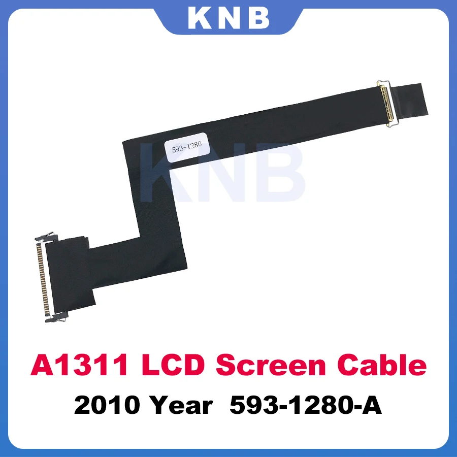 Фото Новый ЖК-светодиодный кабель LVDS для экрана дисплея гибкий 593-1280-A Для iMac 21 5 &quotA1311 Mid