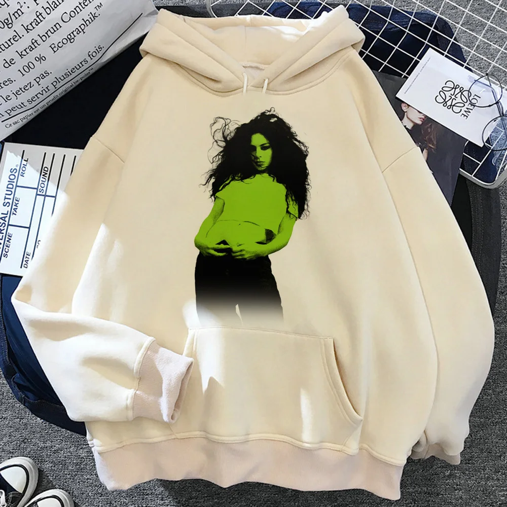 Худи Charli Xcx Brat с рисунком манга комикс Молодежная зимняя женская толстовка hoddie