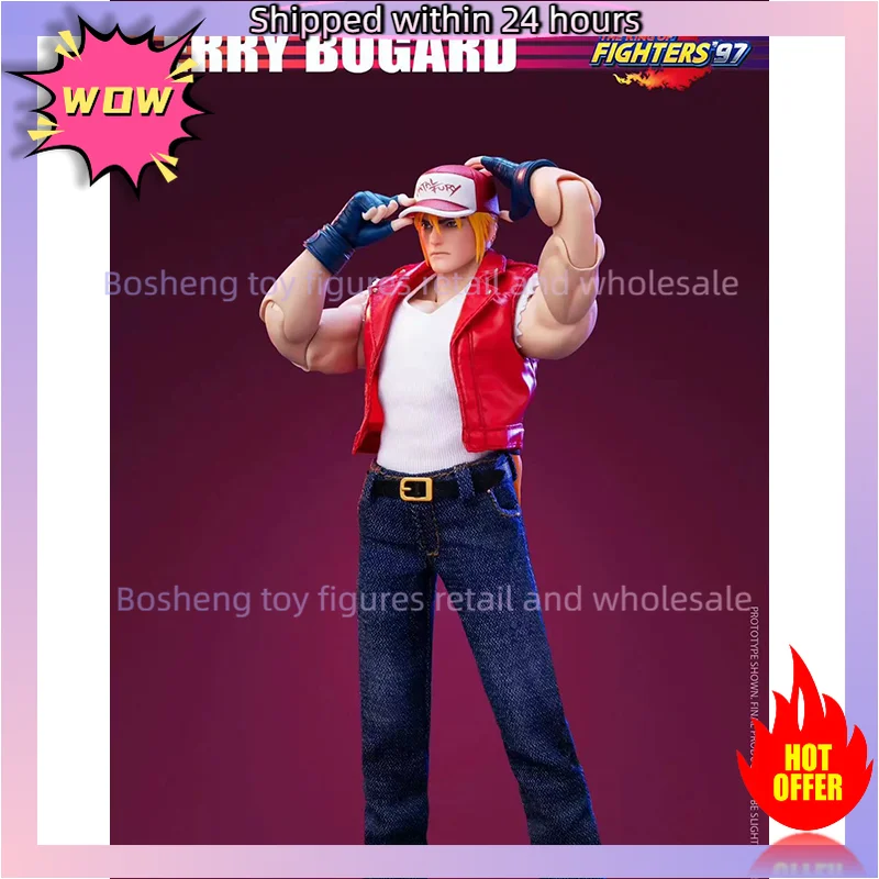 Фото 100% в наличии Оригинальные коллекционные фигурки-модели Tunshi Studio SNK THE KING OF FIGHTERS 97 Терри Богард, аниме-фигурки для коллекции №4