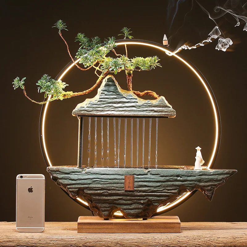 Белая рыцарская керамическая горелка для украшения дома деревянная курильница