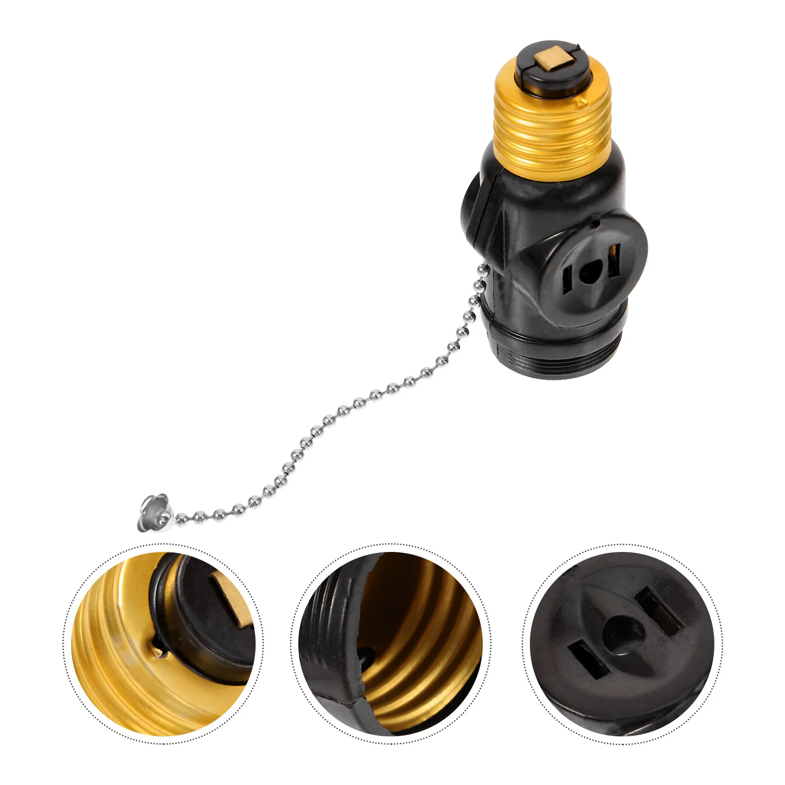 

Converter E26 Adapter Outlet Plug Splitter Light Bulb Lamp Head Socket Polarized