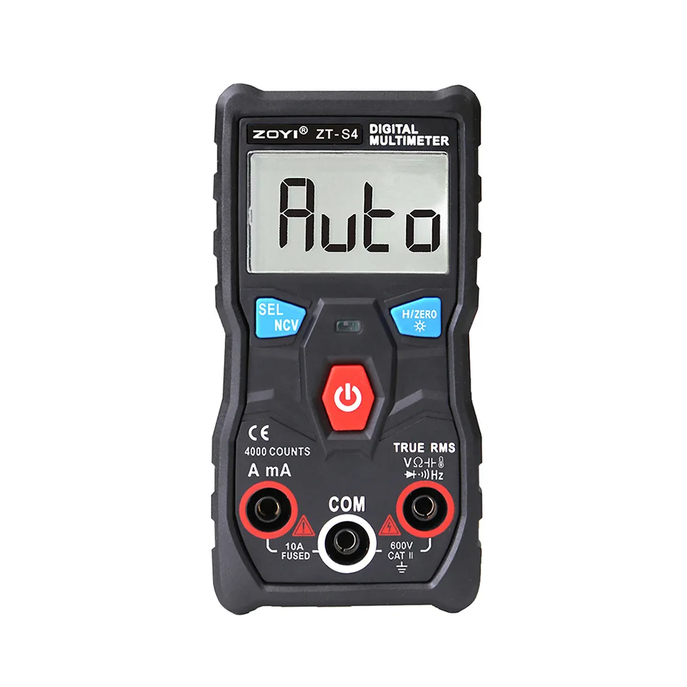 

ZOYI ZT-S4 electric measurement fully automatic intelligent gear recognition portable pocket mini multimeter