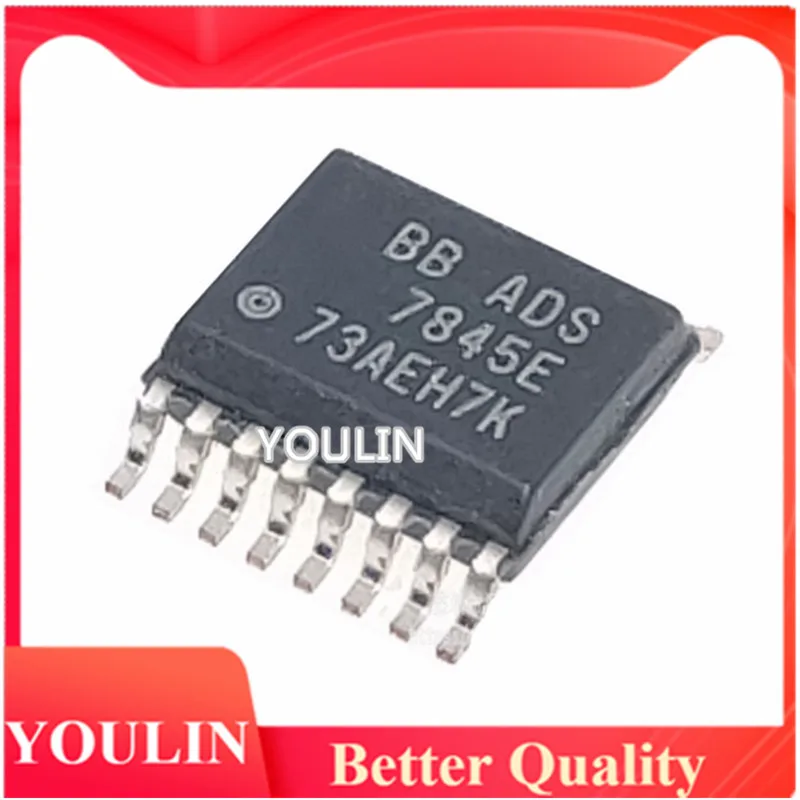 

5pcs New original ADS7845E package SSOP16 touch screen controller, 5-wire resistance type - 12-b-serial chip IC