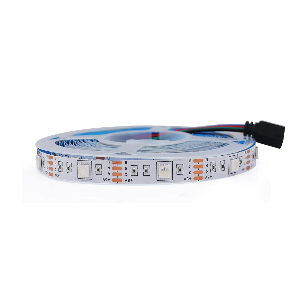 

Светодиодная лента RGB 5050 с USB, 5 В, 30 светодиодов/м, гибкая Диодная лента для подсветки телевизора, лампа для декора комнаты, 0,5 м, 1 м, 2 м, 3 м, 4 м, 5 м