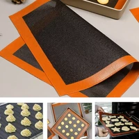 kitchen silicone baking mat non stick baking plate mats oven heat sheet liner for cookie breadcake perforated pastry tools