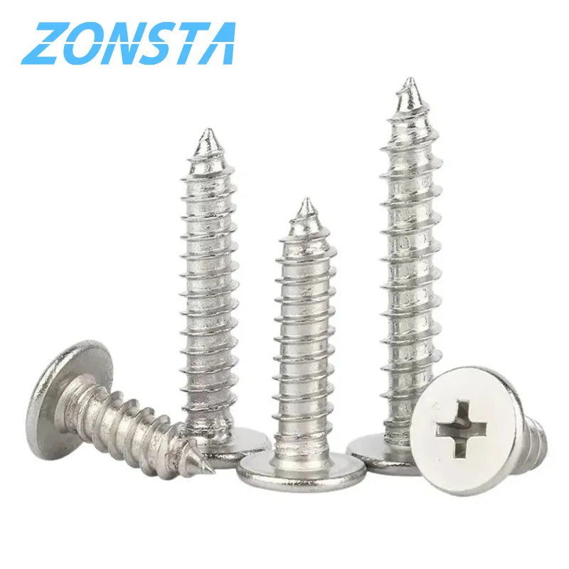 

Крестовые саморезы ZONSANTA из нержавеющей стали M2-M6