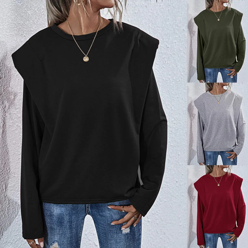 

And Ladies Pad Long-Sleeved Sweater Winter Shoulder Autumn Loose Womens Sweaters Button up Cardigans Womens Jackets Sweaters