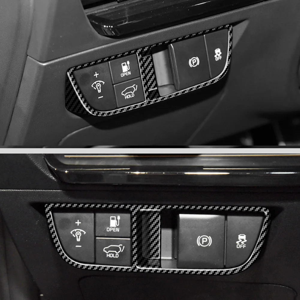 

Trim Headlight Adjustment Cover Trim Black Brand New Carbon Fiber ABS Interior ABS Carbon Headlight Adjustment Cover Trim