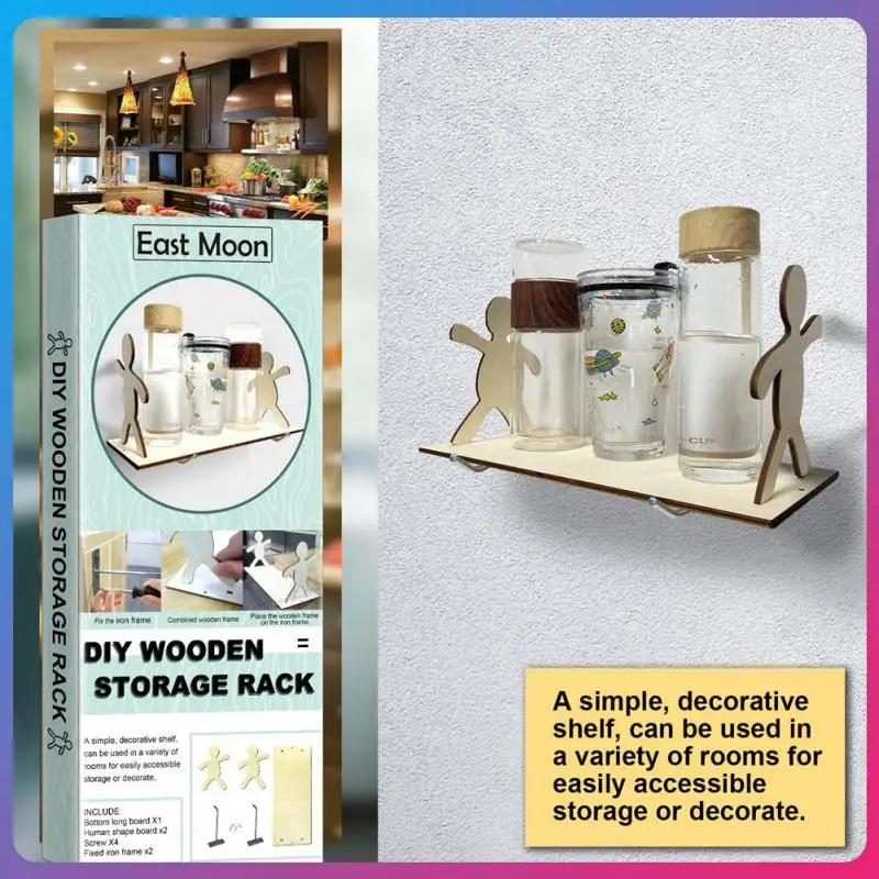 

Креативный стеллаж для хранения специй, настенный, без отверстий, украшение для дома, комнаты, кухонный стеллаж для хранения, декоративная п...