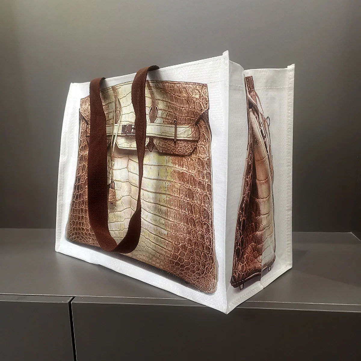 НОВАЯ модная женская дизайнерская сумка для покупок Remake сумки большой