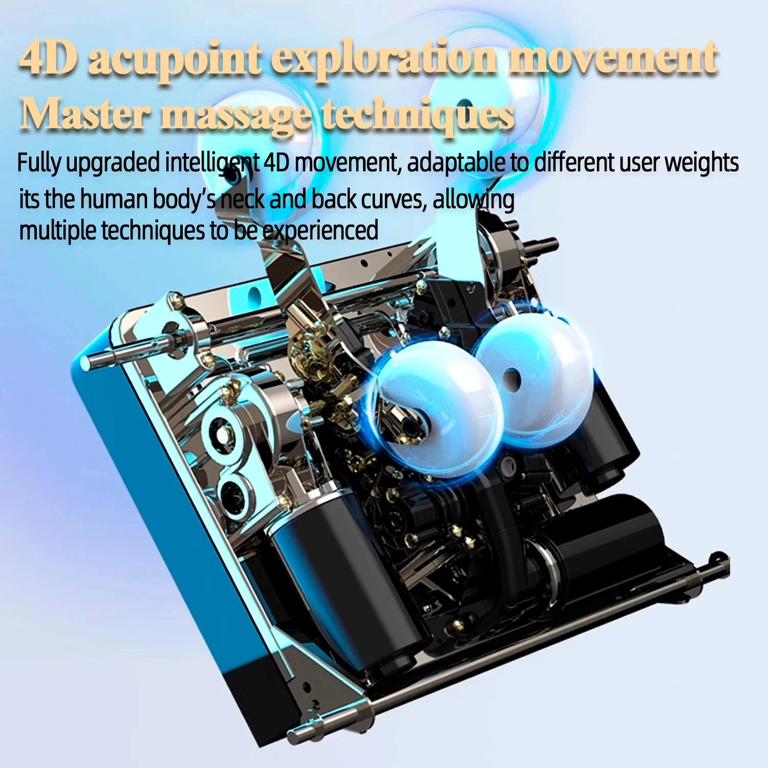 3-летняя гарантия UKLife Новейшее массажное кресло 4D Подушка безопасности для всего