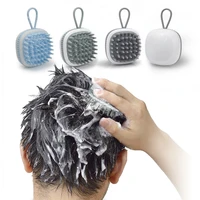 siliconen head body massager shampoo brush hair washing comb soft comfortable massage body spa bathroom accessories