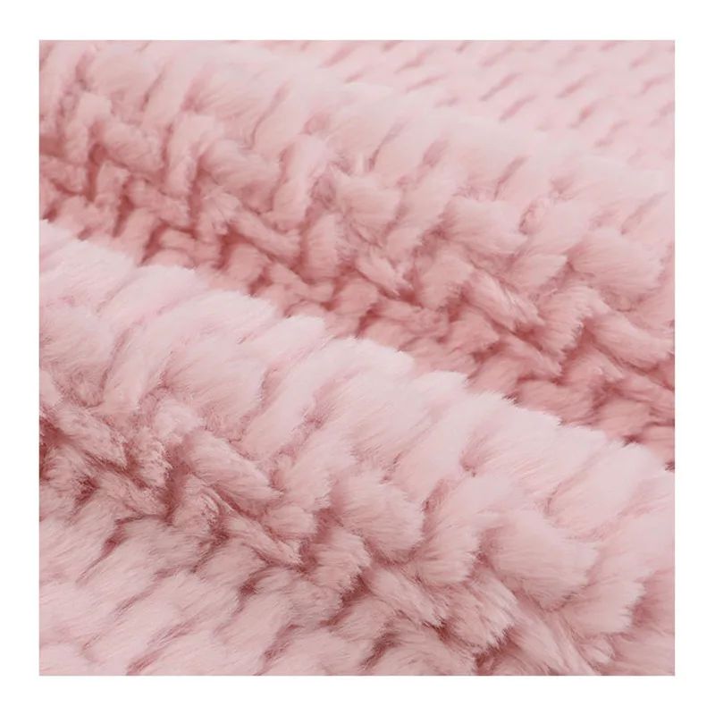 Имитация кроличьего меха плюшевая ткань розовый красный белый серый DIY
