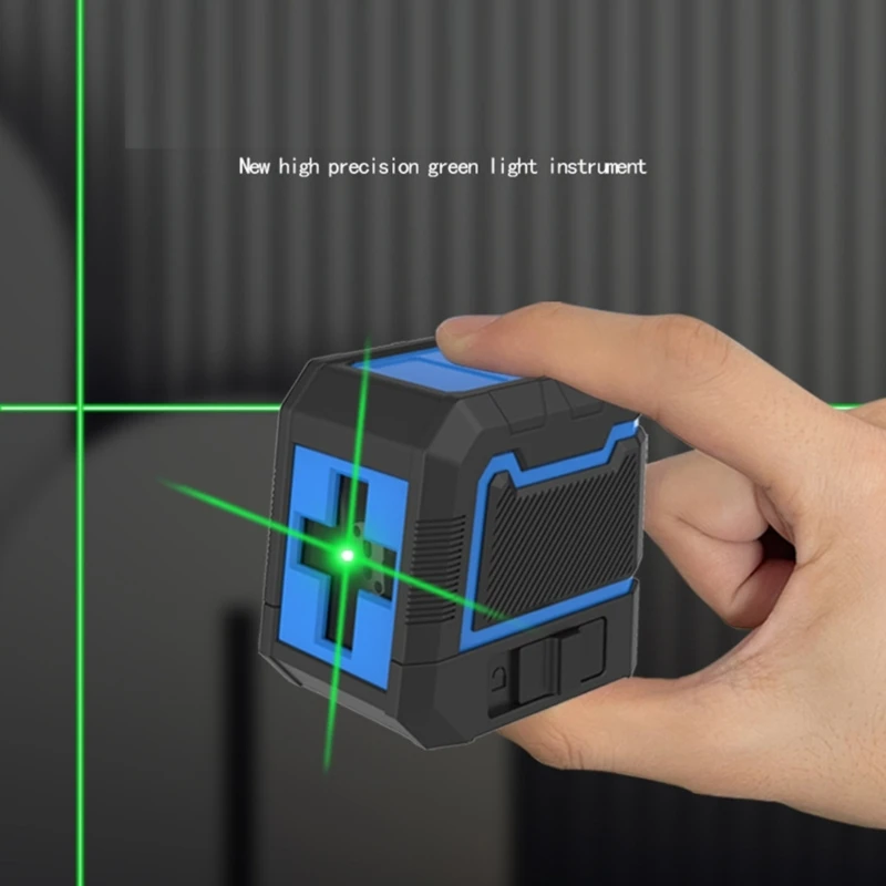 

2 Lines Mini Green Level Self Levelling nivel Horizontal & Vertical Cross-Line 1/4 inch Threaded mount