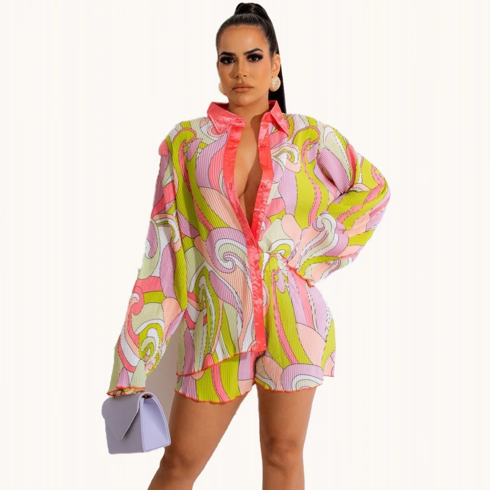

2 Piece Sets African Sets For Women New African Print Elastic Bazin Baggy Shorts Rock Style Dashiki Famous Suit Lady Outfits