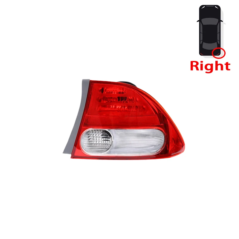 

Задний фонарь автомобиля, стоп-сигнал для Honda Civic 2006, 2007, 2008, 2009, 2010, 2011, задний фонарь в сборе без лампочки