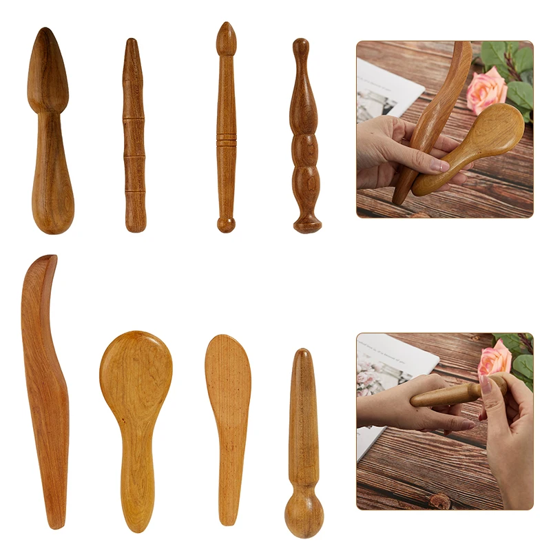 

Long Wooden Spa Muscle Roller Stick Cellulite Blaster Deep Tissue Fascia Trigger Point Release Self Thai Foot Body Massage Tool