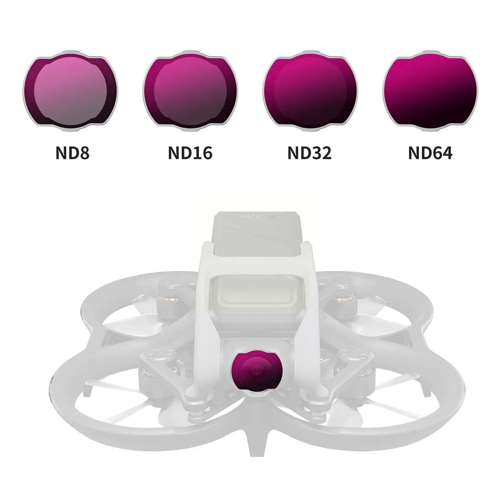 

ND Filter Kit For DJI Avata UV ND8 ND16 ND32 ND64 Filters Aluminum Alloy Optical Glass Light Reduction Filter Drone Accesso I5A4