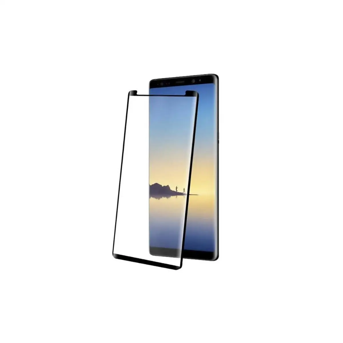 3D full screen Protector for Samsung Galaxy Note 8 10 20 5G S21 S20 Plus Ultra. Black tempered glass for Mobile